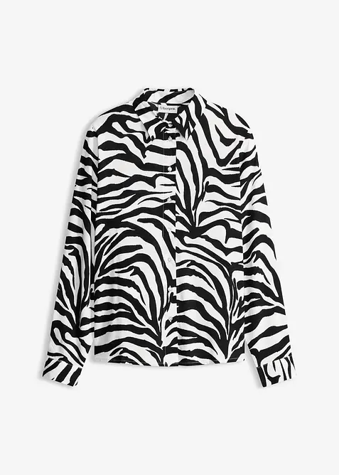 Blus av mjuk viskos, bonprix