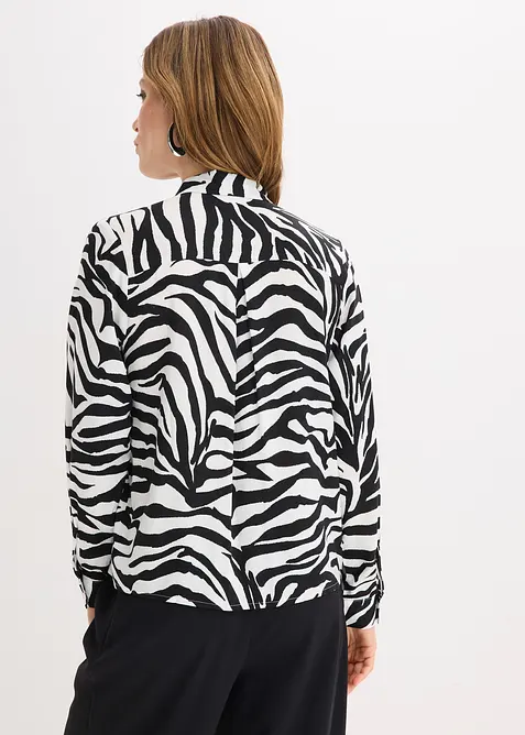 Blus av mjuk viskos, bonprix