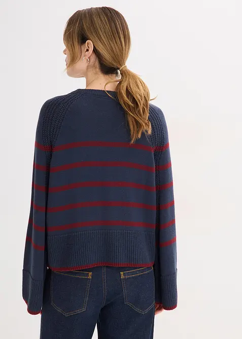 Tr&ouml;ja med kontrasterande r&auml;nder, bonprix