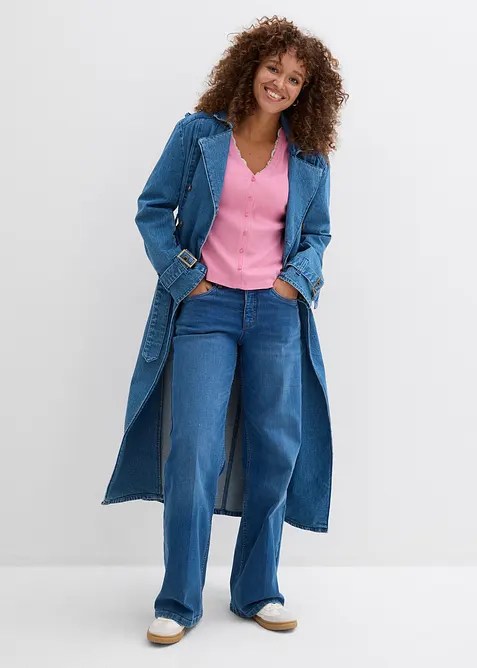 2 i 1-topp av bomull, bonprix