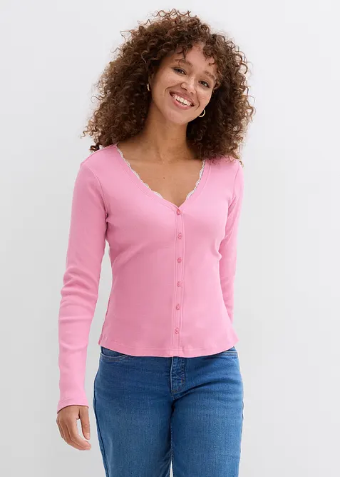 2 i 1-topp av bomull, bonprix