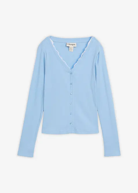 2 i 1-topp av bomull, bonprix