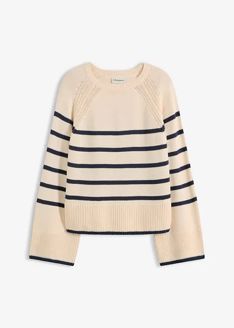 Tr&ouml;ja med kontrasterande r&auml;nder, bonprix