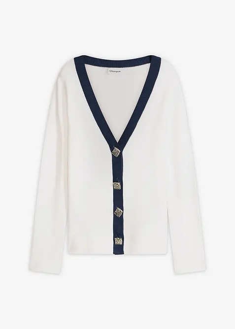 Stickad kofta, bonprix