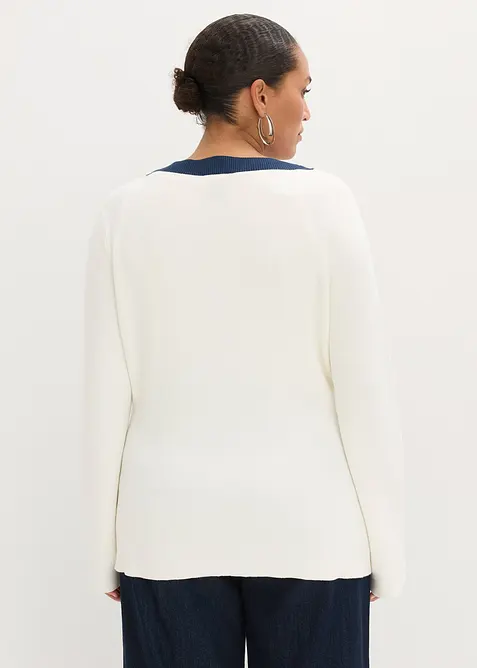 Stickad kofta, bonprix