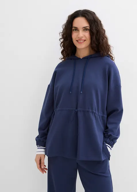 L&aring;ng sweatshirt i mjuk och stabil trik&aring;, bonprix