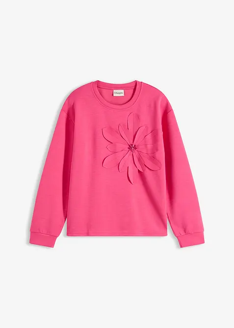 Sweatshirt med applikation, bonprix