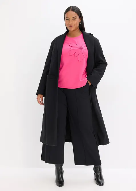 Sweatshirt med applikation, bonprix