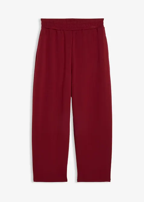 Byxa av stabil jersey i barrelmodell, bonprix