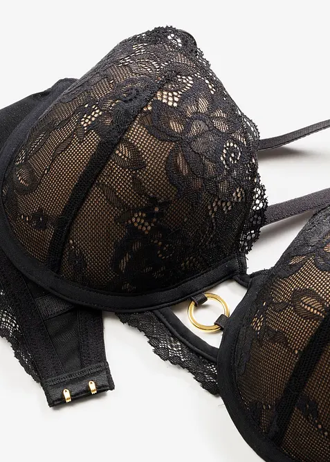 Balconette-BH med blommig spets, bonprix