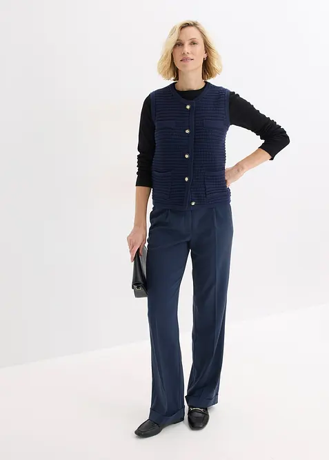 Stickad v&auml;st, bonprix