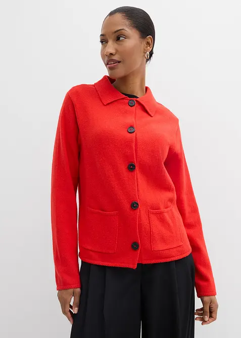 Cardigan i viskosmix, bonprix