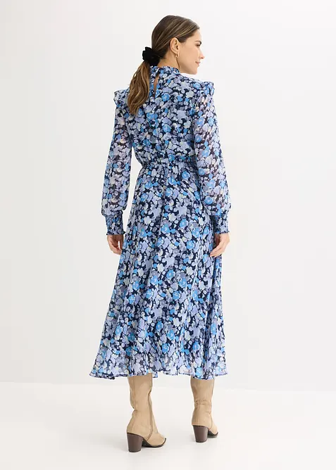 Chiffongkl&auml;nning med st&aring;krage, bonprix