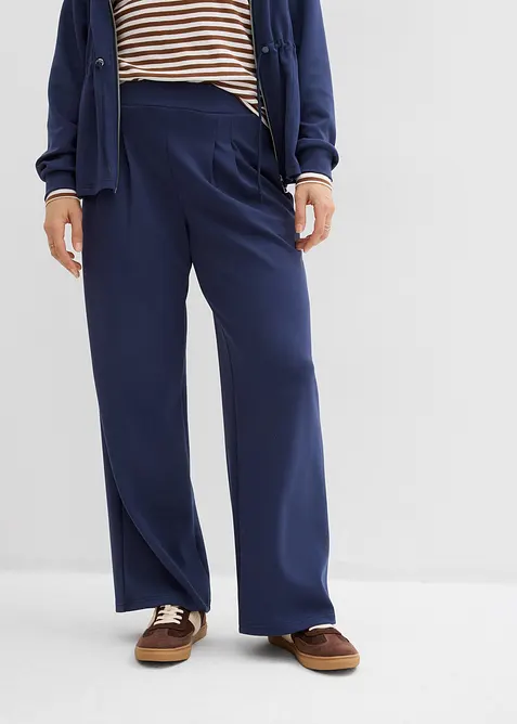 Byxa i stadig jersey med gubbveck, bonprix