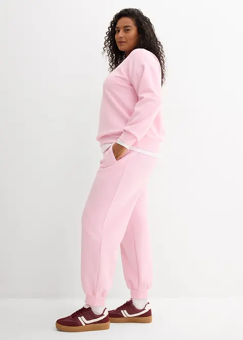 Joggingbyxa av mjuk, stabil trik&aring;, bonprix