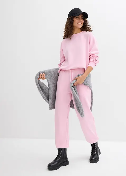 Joggingbyxa av mjuk, stabil trik&aring;, bonprix