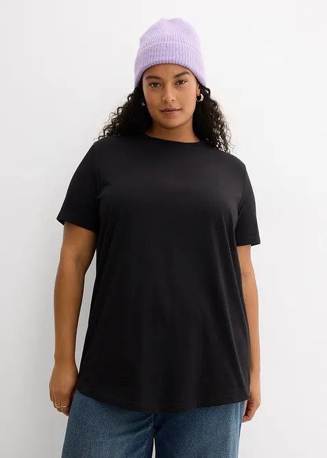 L&aring;ng topp i ekologisk bomull (2-pack), bonprix