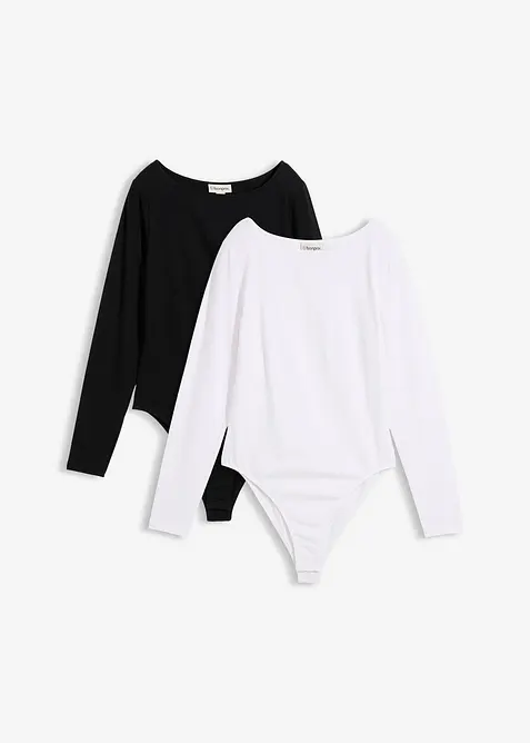 L&aring;ng&auml;rmad body (2-pack), bonprix