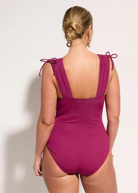 Baddr&auml;kt med l&auml;tt formande effekt och breda axelband, bonprix