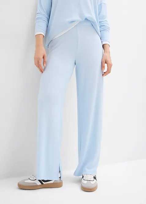 Jerseybyxa med stickad look, bonprix