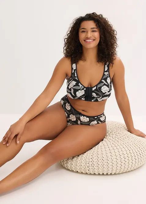 BH med framkn&auml;ppning, utan bygel (2-pack), bonprix