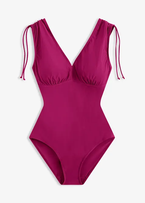 Baddr&auml;kt med l&auml;tt formande effekt och breda axelband, bonprix