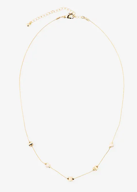 Halsband med hj&auml;rtformade h&auml;ngen, bonprix