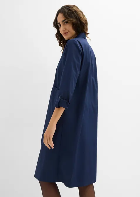 Skjortkl&auml;nning i ren bomull, bonprix