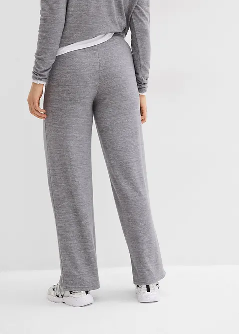 Jerseybyxa med stickad look, bonprix