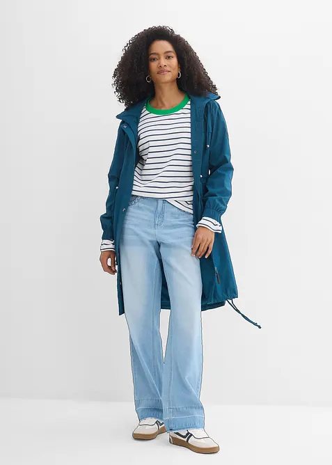 L&aring;ng&auml;rmad topp i ekologisk bomull, bonprix