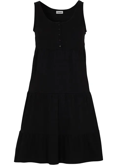 Kort jerseykl&auml;nning i bomull, bonprix