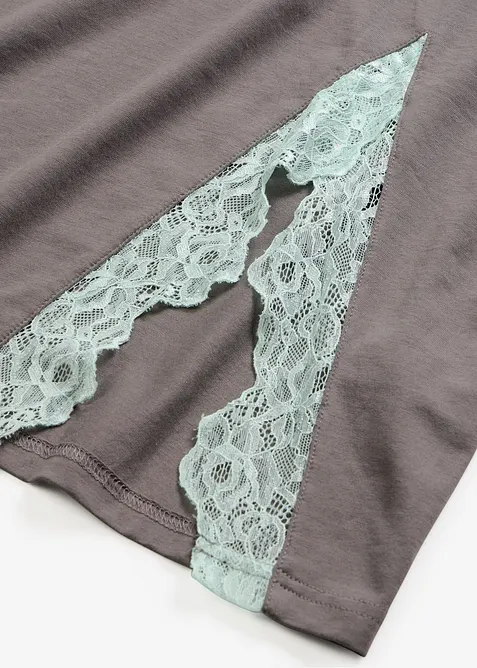 Nattlinne med viskos och spets, bonprix