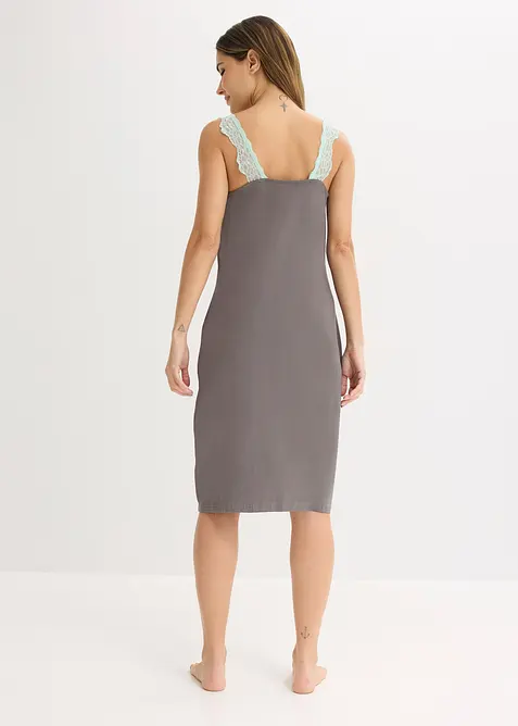 Nattlinne med viskos och spets, bonprix