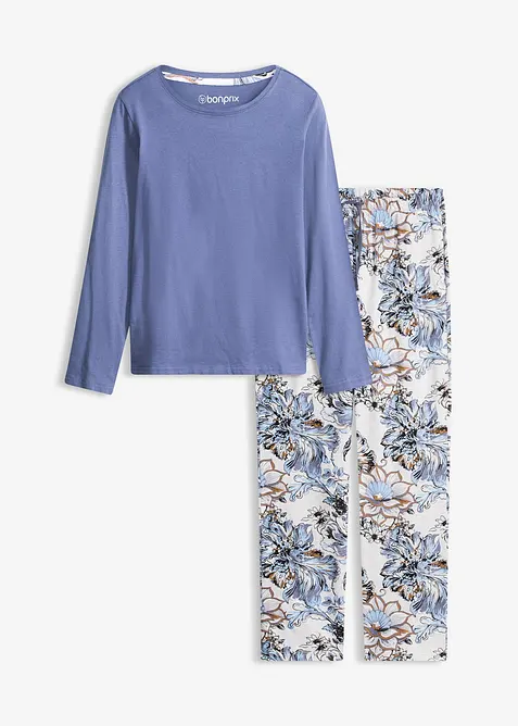 Pyjamas i mjuk bomull, bonprix