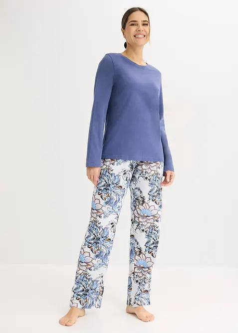 Pyjamas i mjuk bomull, bonprix