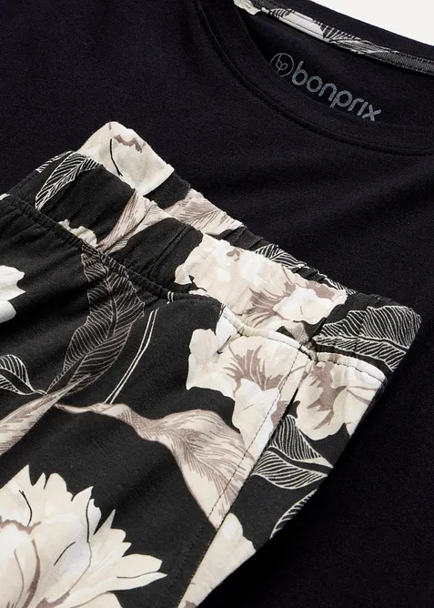 Pyjamas med viskos och vida ben, bonprix
