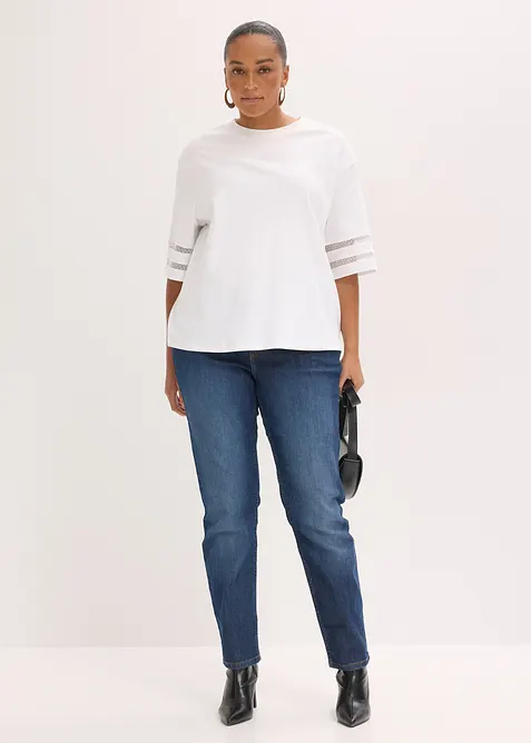 Topp av ekologisk bomull, bonprix