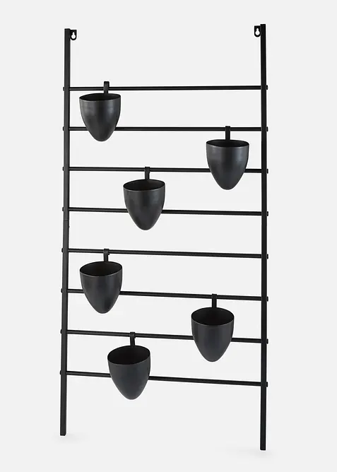 V&auml;gghylla med 6 blomkrukor, bonprix