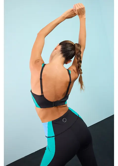 Vadderad sport-BH med medelh&ouml;gt st&ouml;d, bonprix