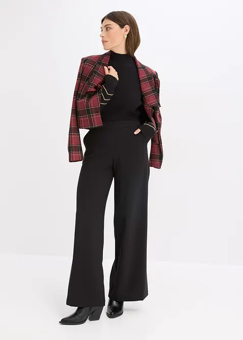 Finstickad tr&ouml;ja med guldkedjor, bonprix