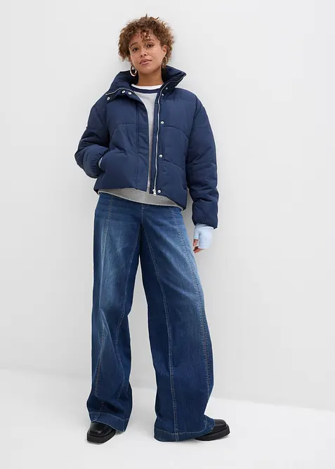 T&auml;ckjacka med st&aring;krage, bonprix