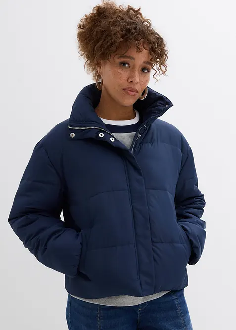 T&auml;ckjacka med st&aring;krage, bonprix