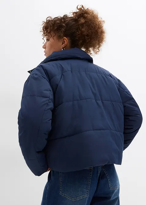 T&auml;ckjacka med st&aring;krage, bonprix