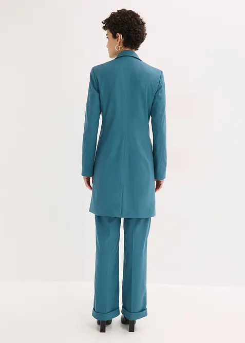 Kavajkappa med V-ringning och l&aring;nga &auml;rmar, bonprix