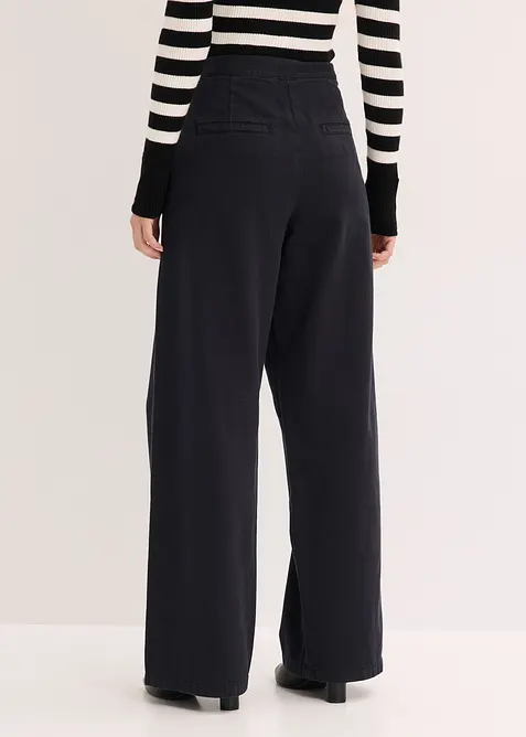 Twillbyxa i ren bomull, bonprix