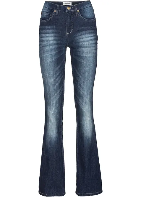 Bootcut Jeans High Waist, Comfort Stretch, bonprix