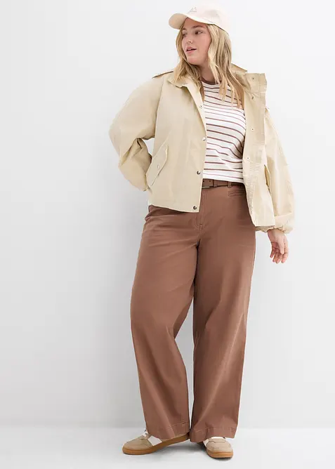 T-shirt av tjock ekologisk bomull, bonprix