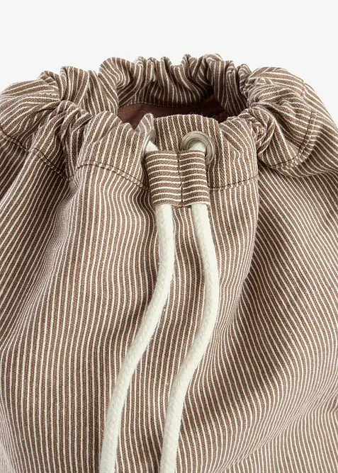 Randig ryggs&auml;ck i canvas, bonprix