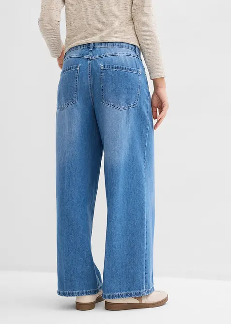 Wide Leg Jeans, Mid Waist, bonprix