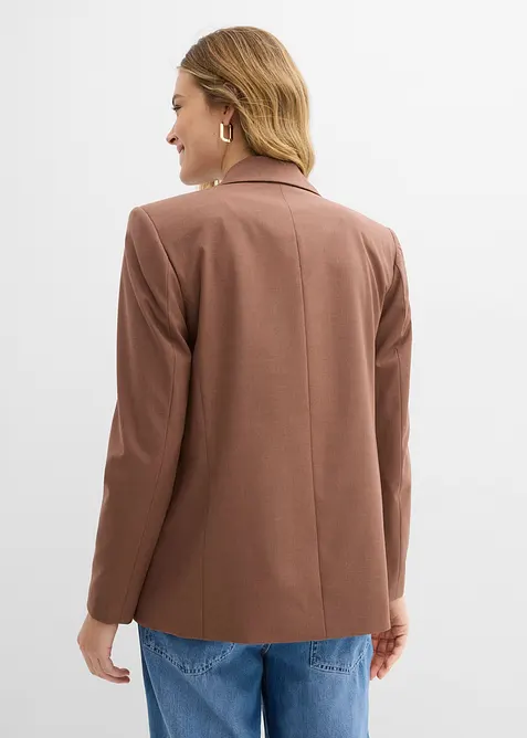 Dubbelkn&auml;ppt kavaj med viskos, bonprix